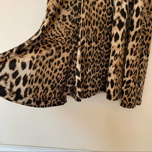 Joseph Ribkoff Leopard Print Cocktail Dress Sz 10 - Picture 12 of 12